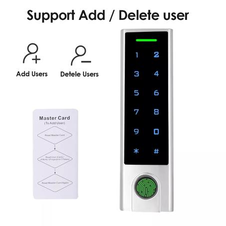 Digicode empreinte RFID