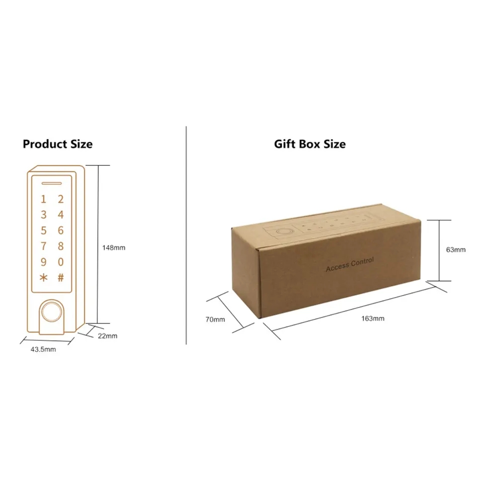 Digicode empreinte RFID