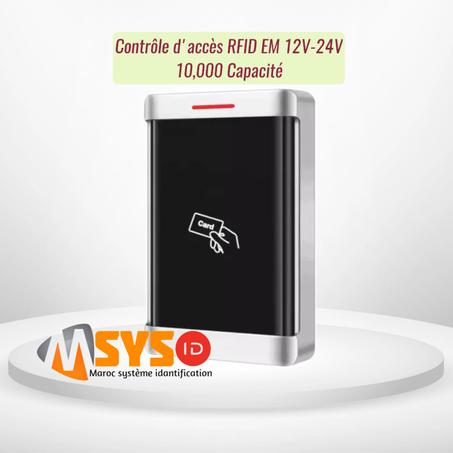 Contrôle d'accès MT60 RFID Métal étanche 10,000 utilisateurs