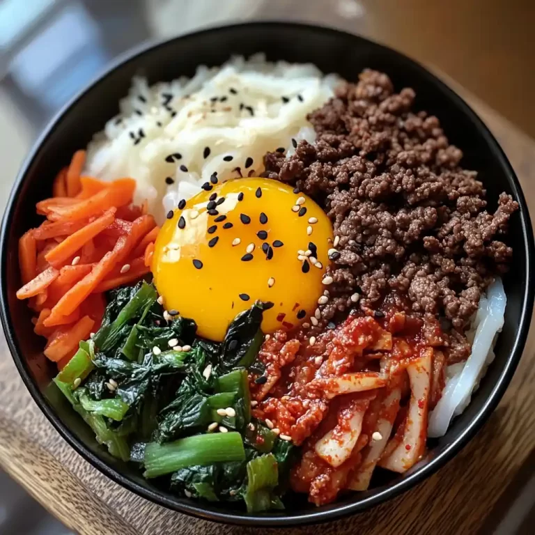 Flavor-Packed Ground Beef Bibimbap Recipe