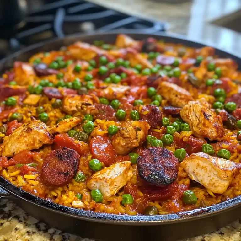 Chicken and Chorizo Paella Recipe