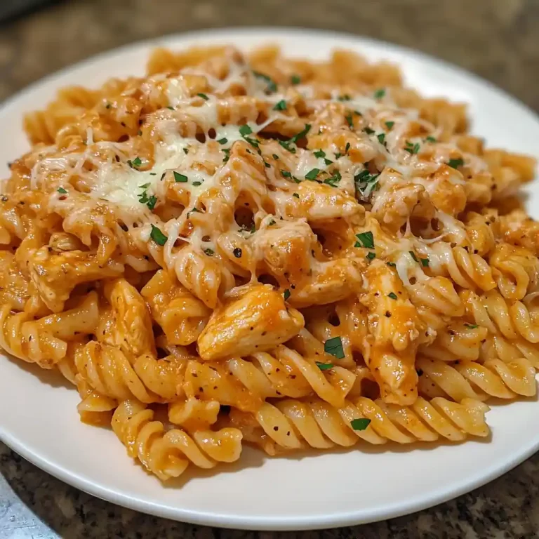 Crockpot Buffalo Wild Wings Parmesan Garlic Chicken Pasta