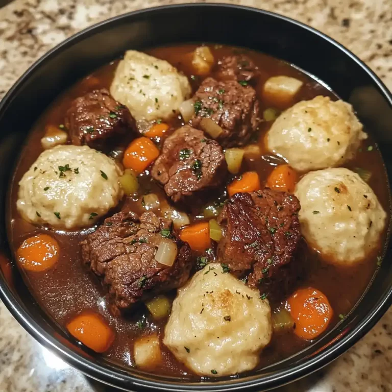 Hearty Beef and Dumplings Recipe