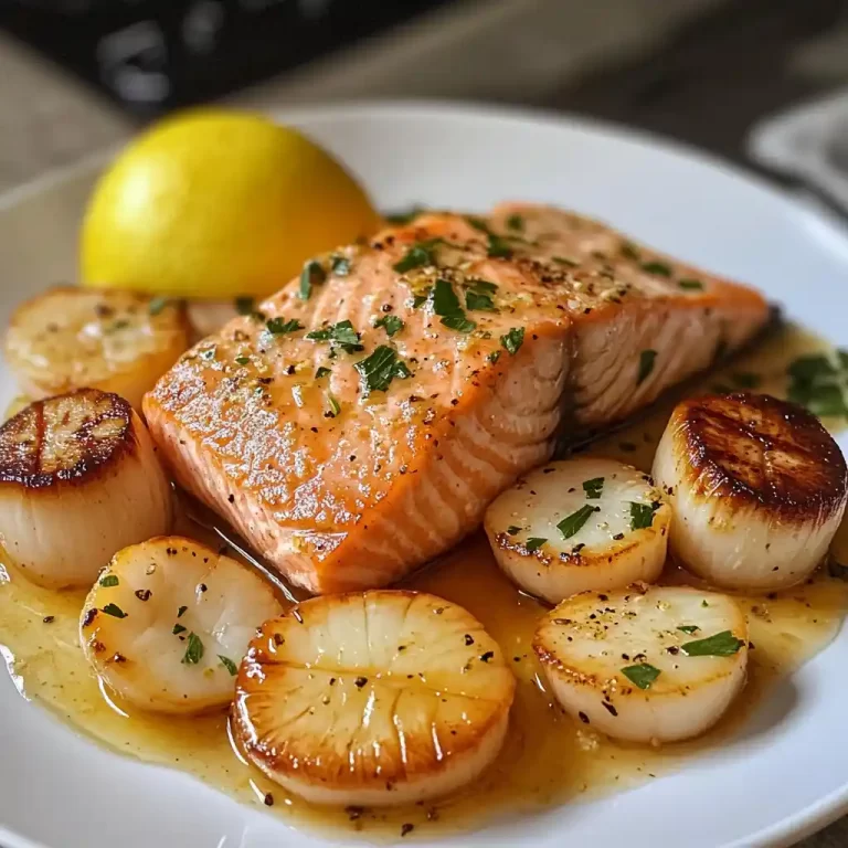 Seared Salmon and Seared Scallops Recipe