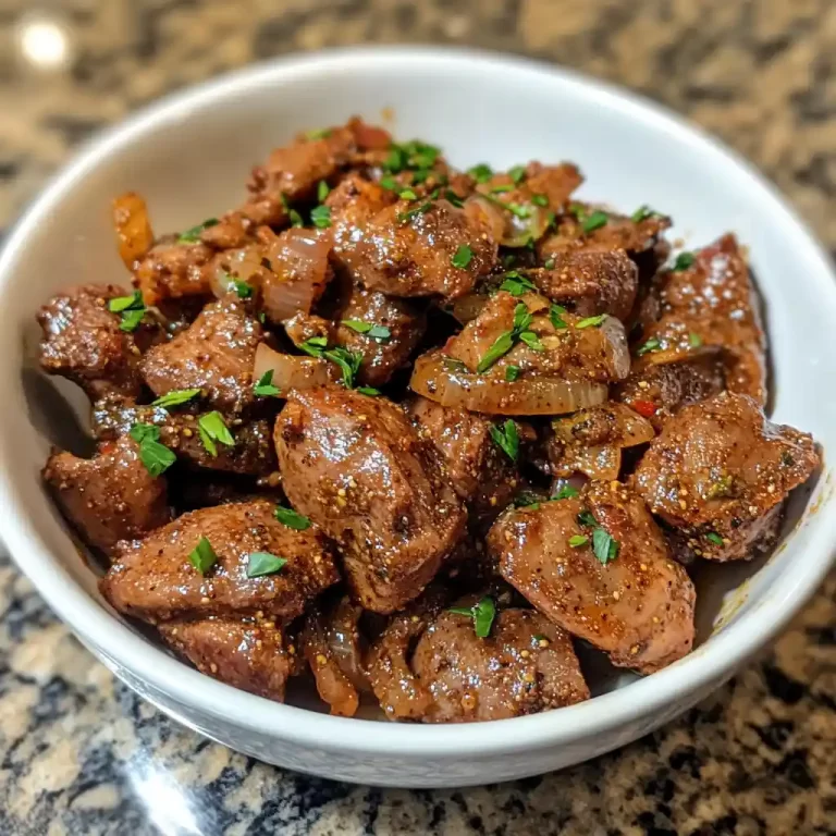 Spicy Chicken Livers Recipe