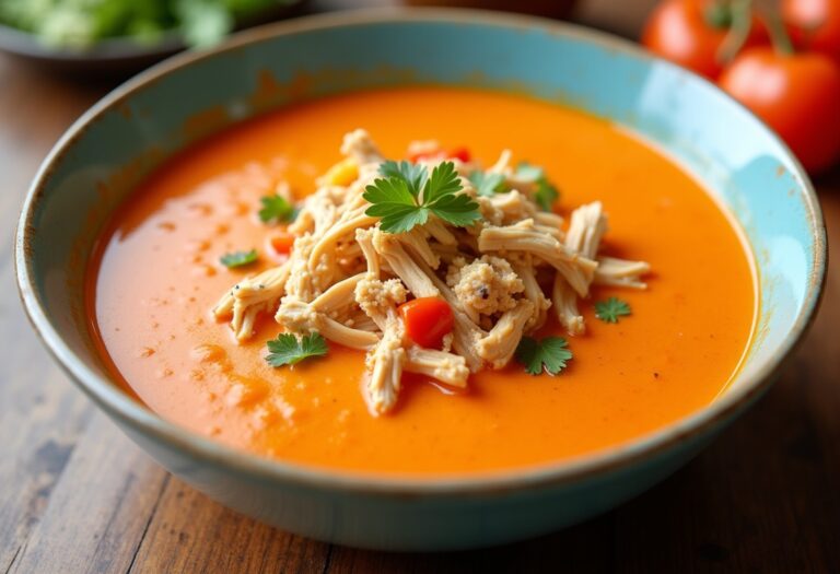 Comforting Buffalo Chicken Soup