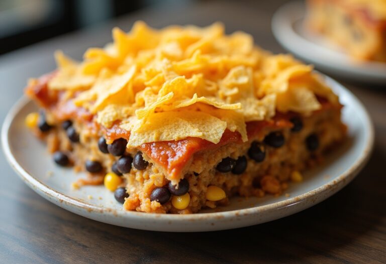 Easy Chicken Burrito Casserole
