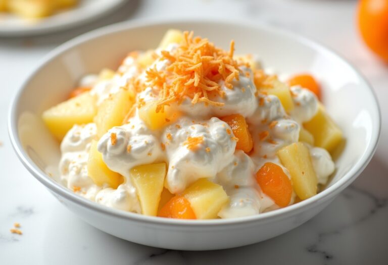Delicious Ambrosia Salad Recipe: A Creamy, Fruity Treat