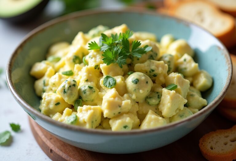 Creamy Avocado Egg Salad: A Healthy and Flavorful Twist on a Classic