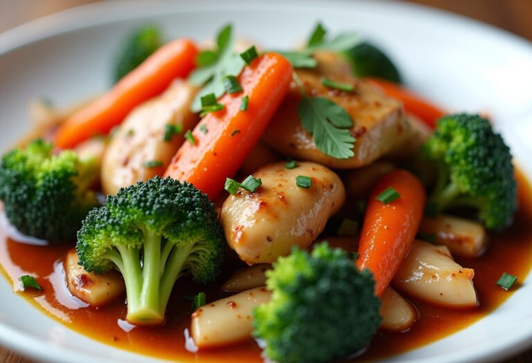 Delicious Chicken, Broccoli, and Carrots Recipe