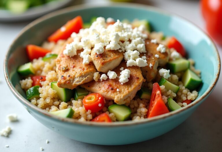 Healthy Chicken Grain Bowl Recipe