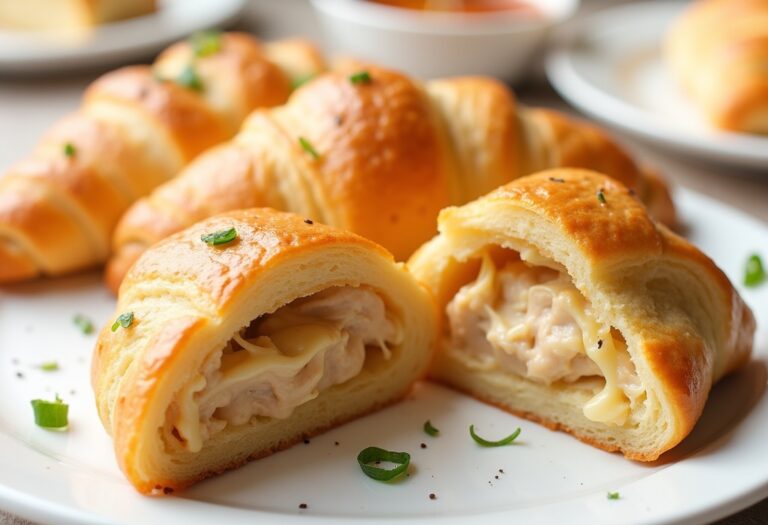Irresistible Chicken Stuffed Crescent Rolls