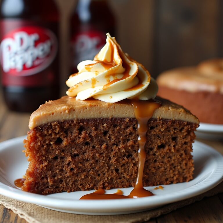 Delectable Dr Pepper Cake: A Soda-Infused Delight