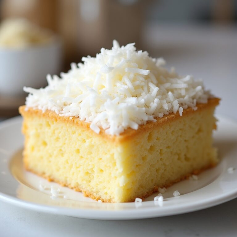 Moist and Flavorful Coconut Cake Recipe