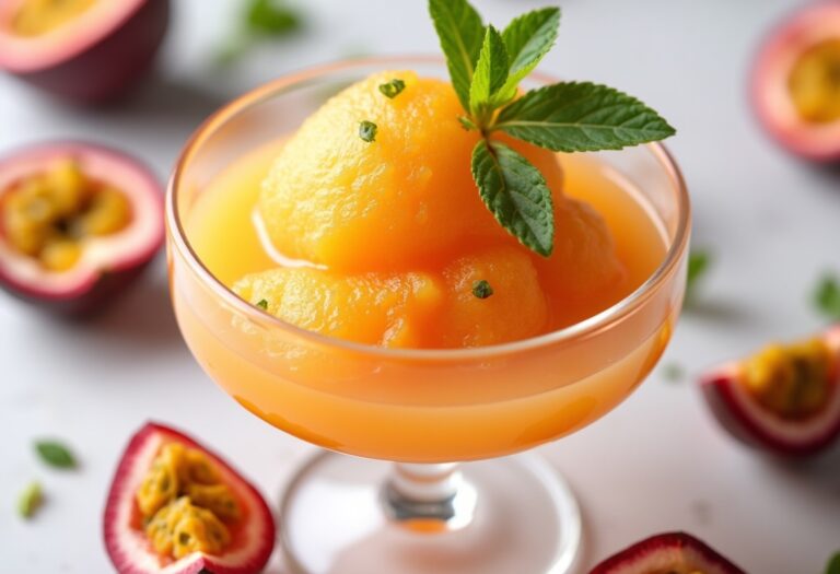 Passion Fruit Sorbet: A Tropical Delight
