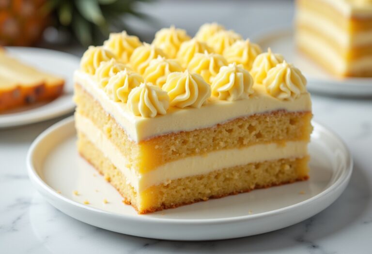 Pineapple Layer Cake Recipe: Tropical Delight in Every Bite
