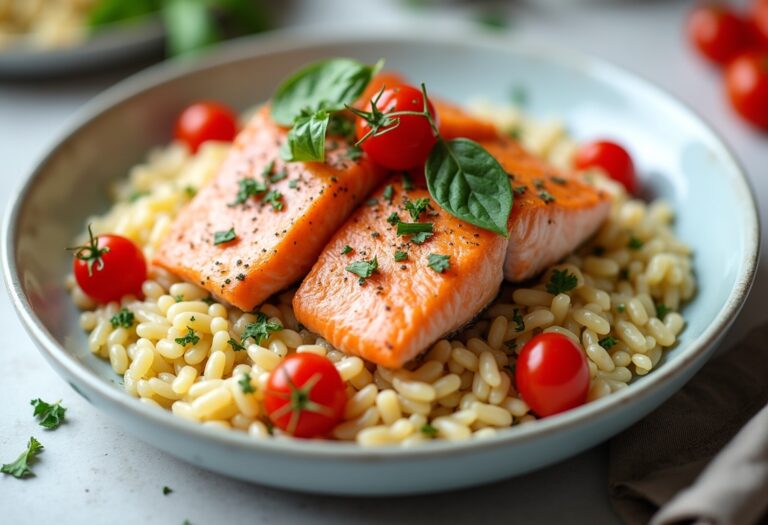Delectable Salmon and Orzo Recipe: A Flavorful Fusion