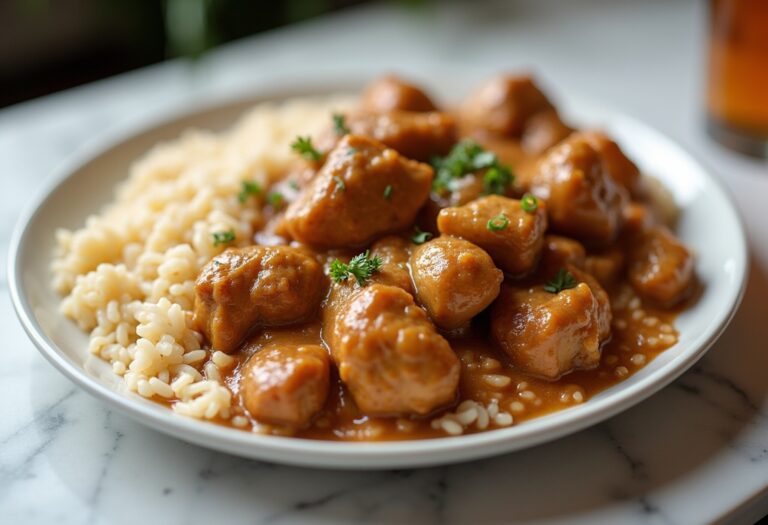Smothered Chicken and Rice