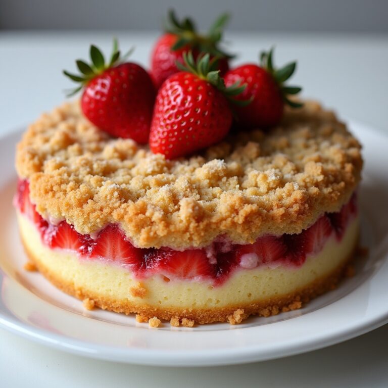 Irresistible Strawberry Crunch Cake Recipe