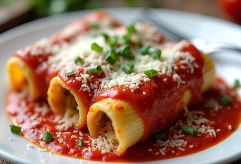 Delectable Stuffed Manicotti Recipe: A Flavor-Packed Pasta Delight
