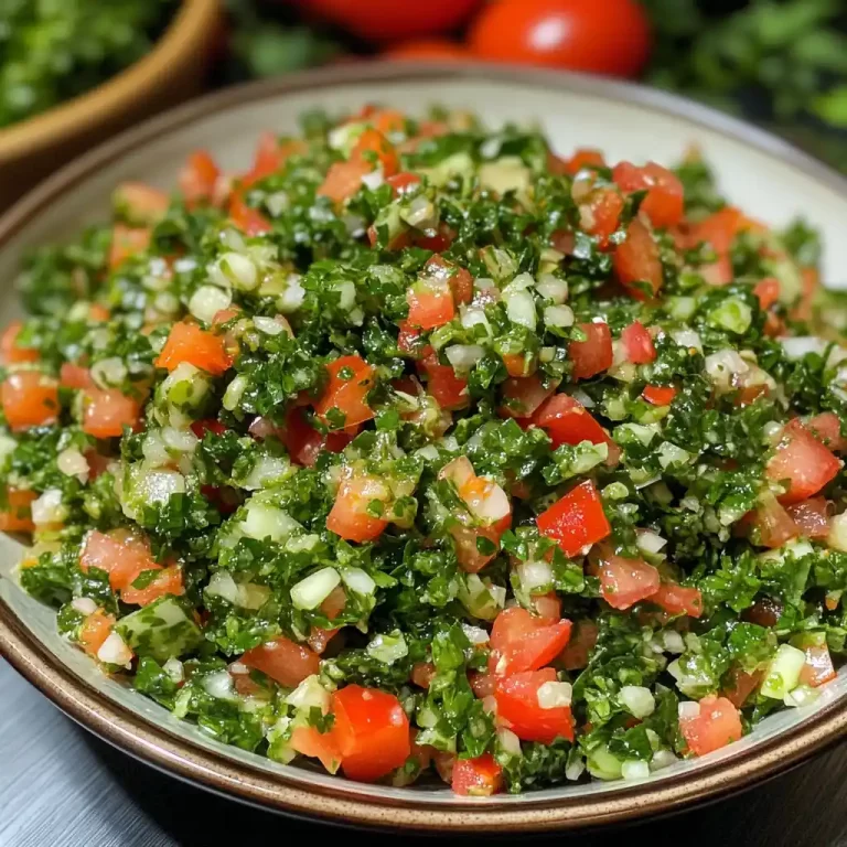 Flavorful Tabbouleh Salad