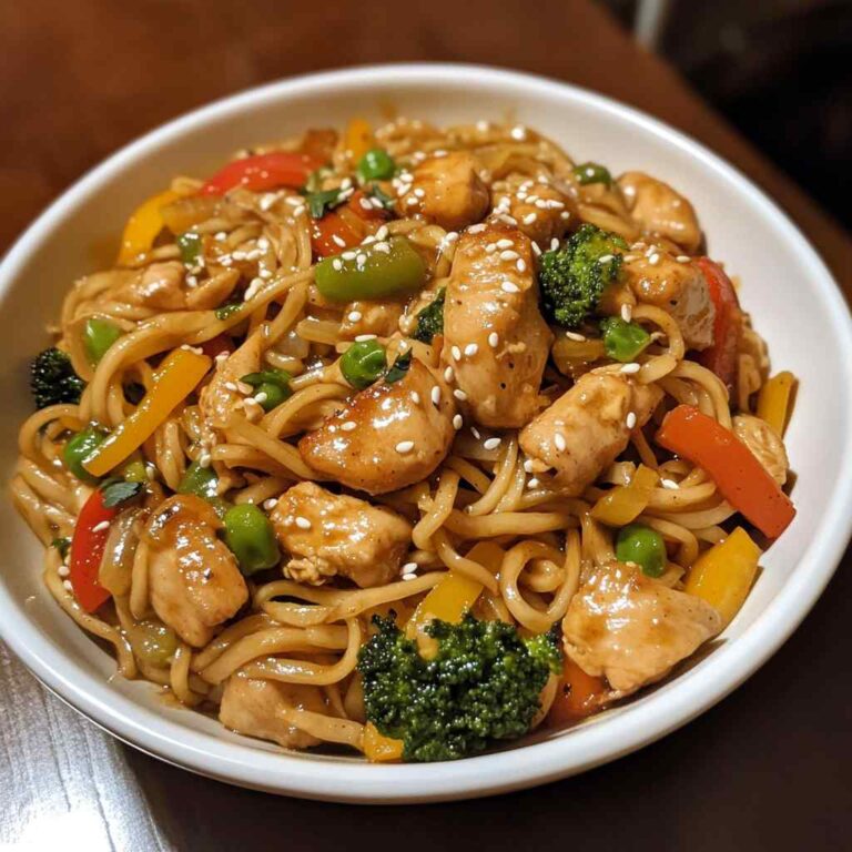 Chicken Stir Fry With Noodles