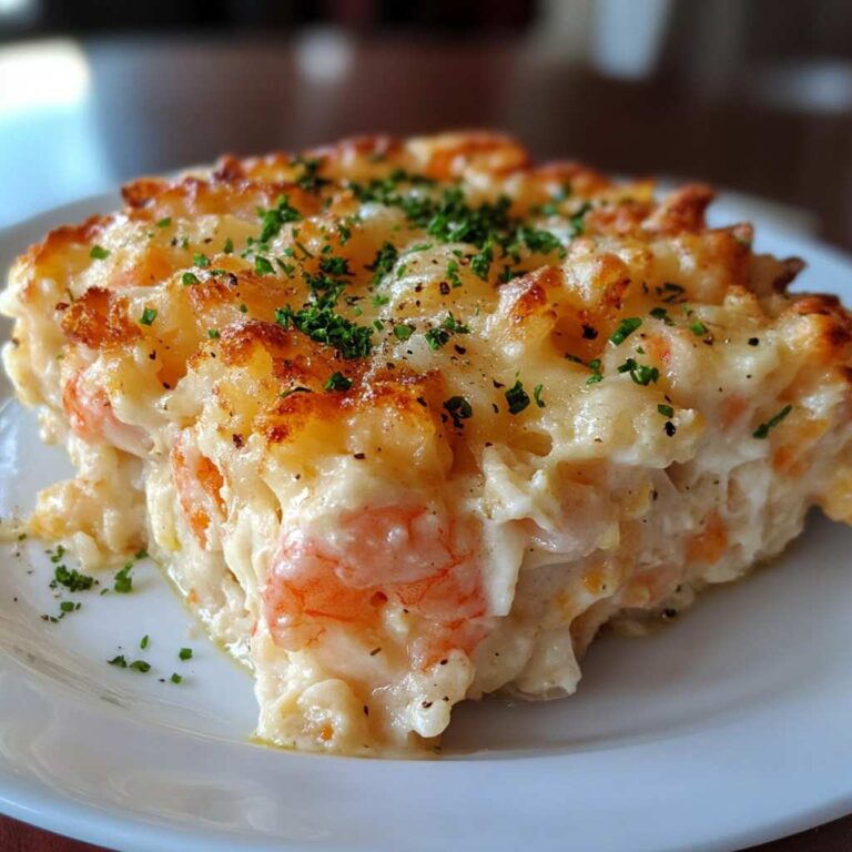 Creamy Crab and Shrimp Casserole