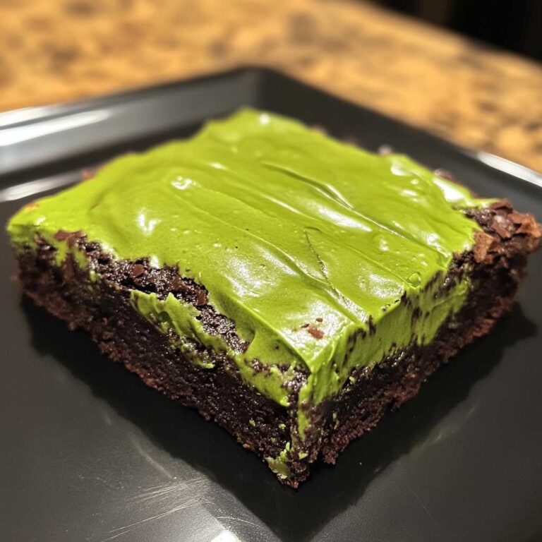 Decadent Green Velvet Brownies