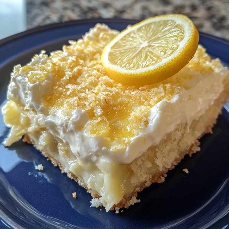 Lemon Cream Cheese Dump Cake