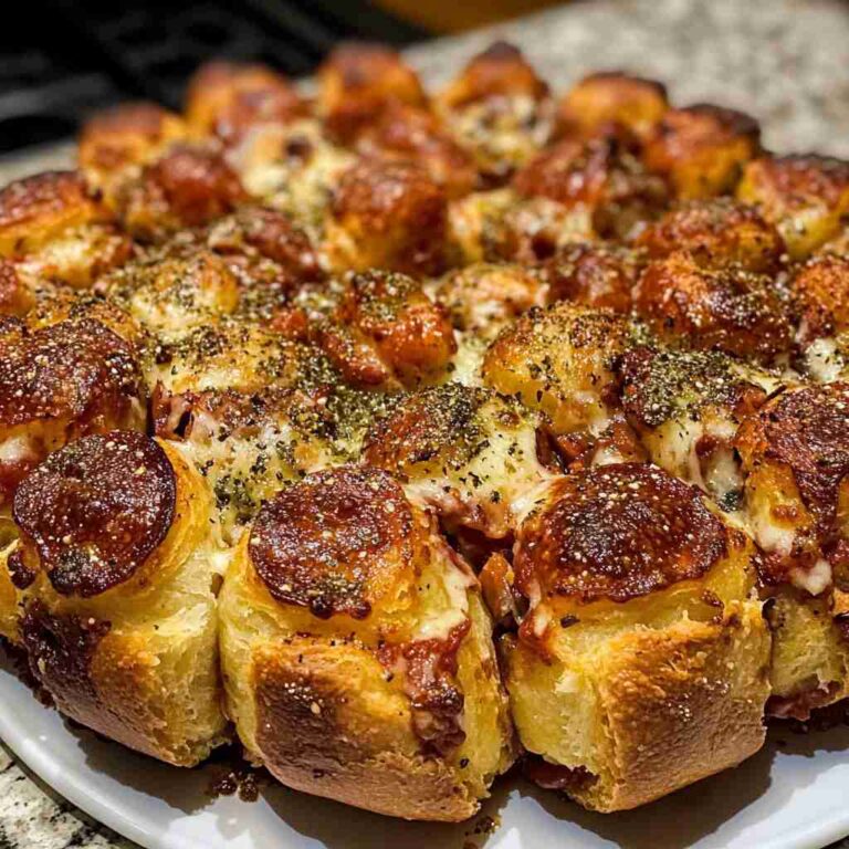 Pizza Monkey Bread With Canned Biscuits