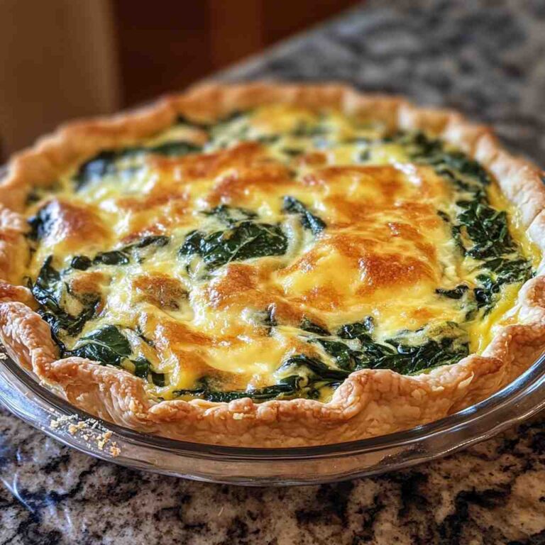 Spinach and Cheese Quiche