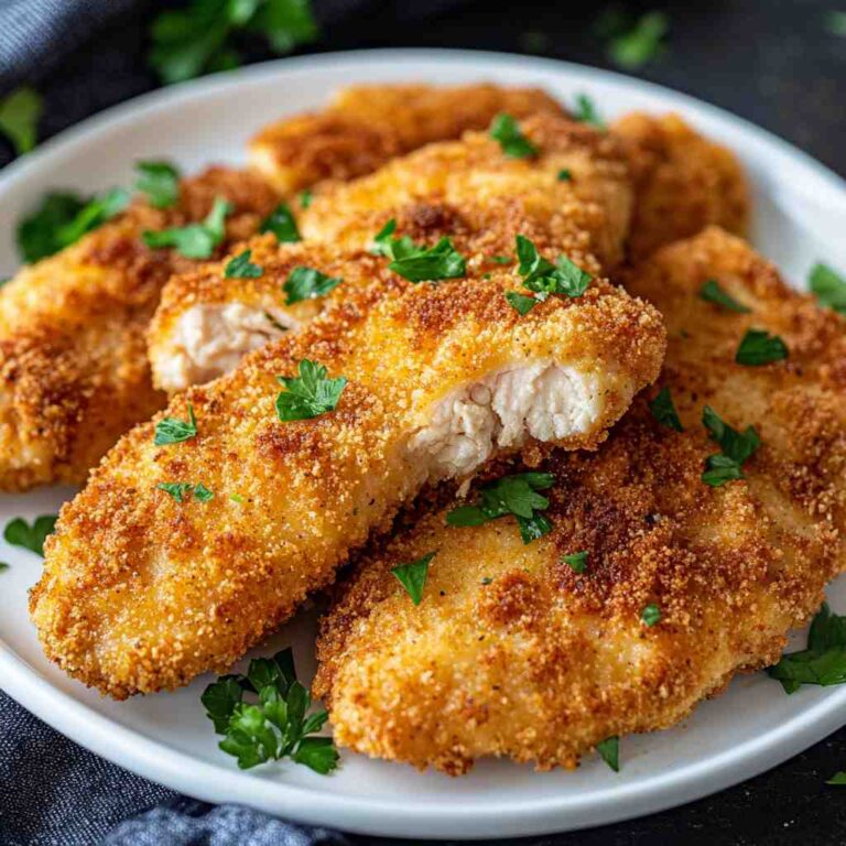 Crispy Air Fryer Breaded Chicken Breast