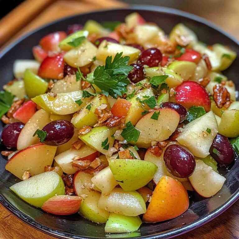 Refreshing Apple Grape Salad