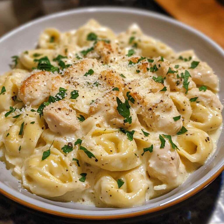 Asiago Tortellini Chicken Alfredo