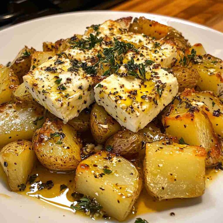 Baked Feta Potatoes