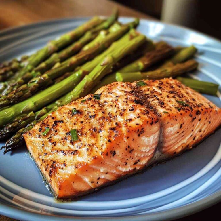 Baked Salmon and Asparagus