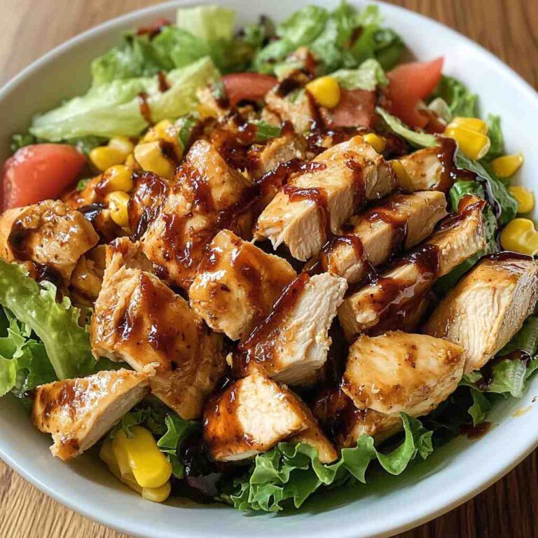 Delectable BBQ Ranch Chicken Salad