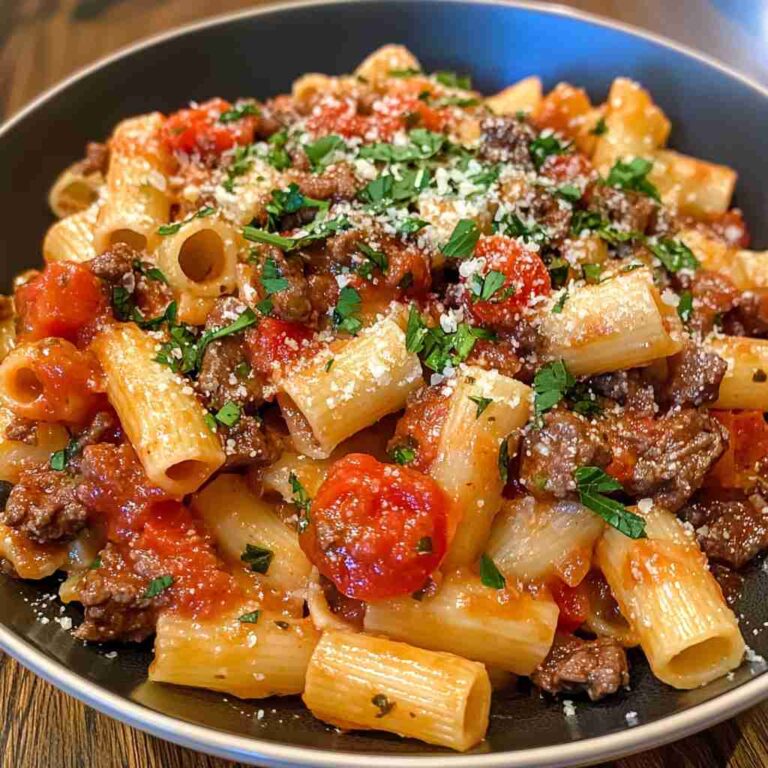 Comforting Beef Tomato Pasta