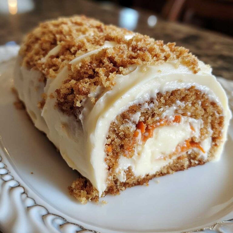 Irresistible Carrot Cake Roll with Cream Cheese Frosting