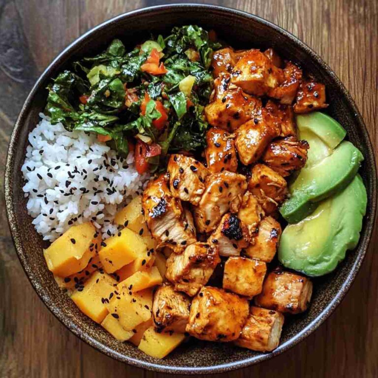 Delicious Chicken Buddha Bowl