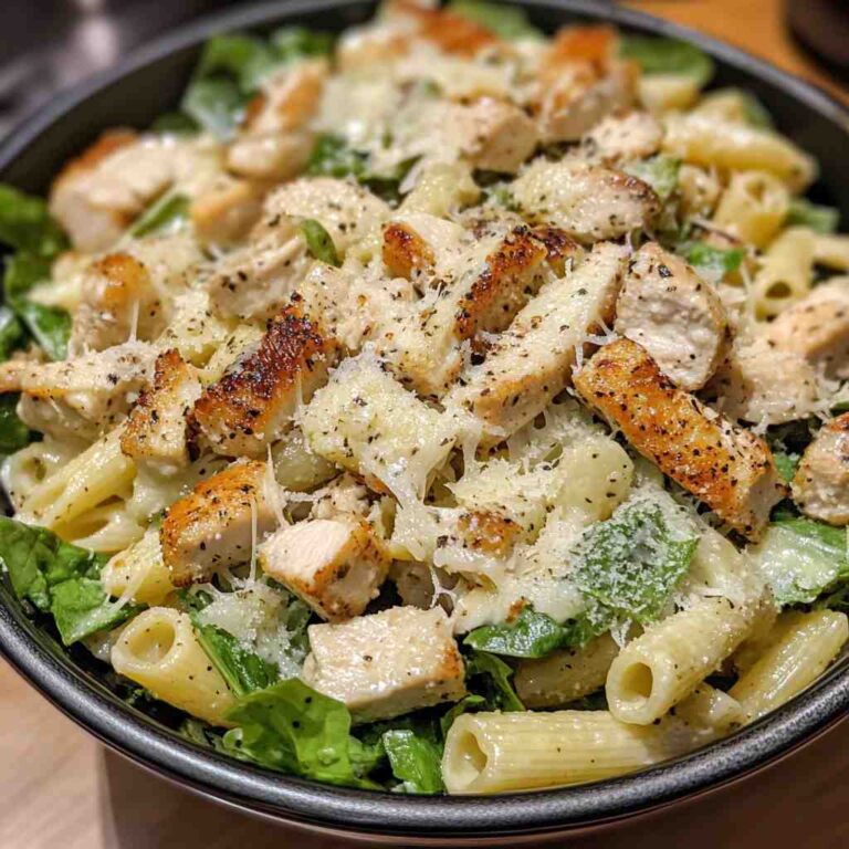 Chicken Caesar Pasta Salad