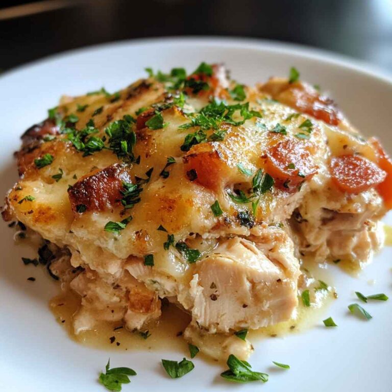 Chicken Cobbler Casserole