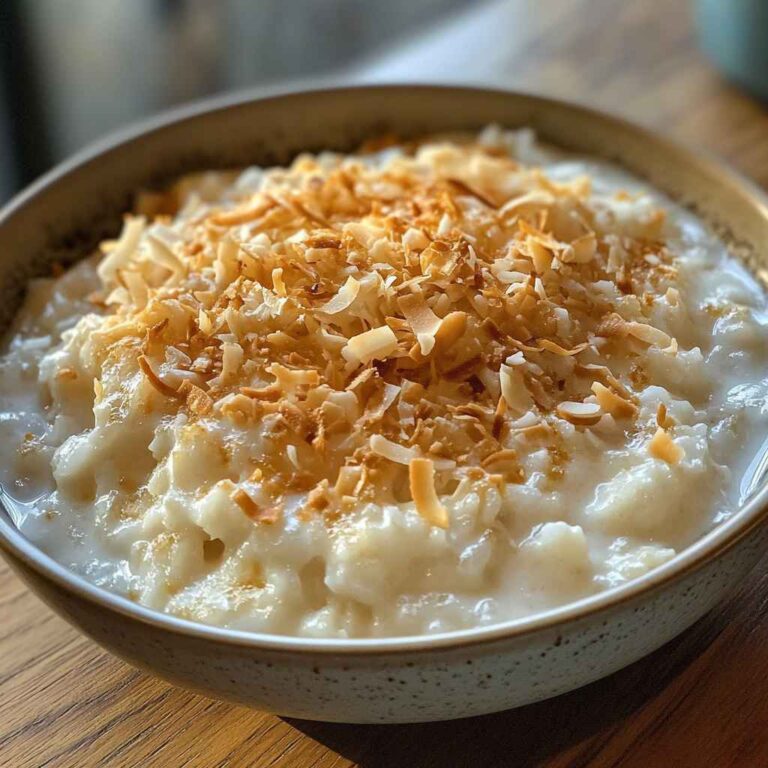 Creamy Coconut Milk Rice Pudding