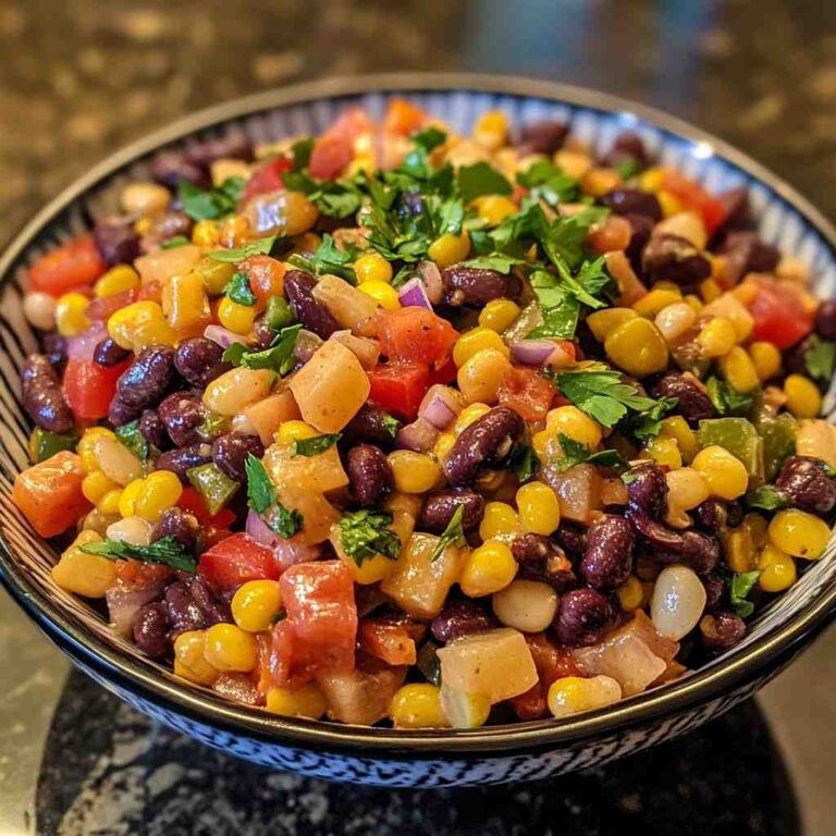 Cowboy Caviar with Italian Dressing