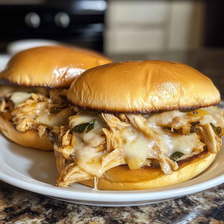 Crockpot Ranch Chicken Sandwiches