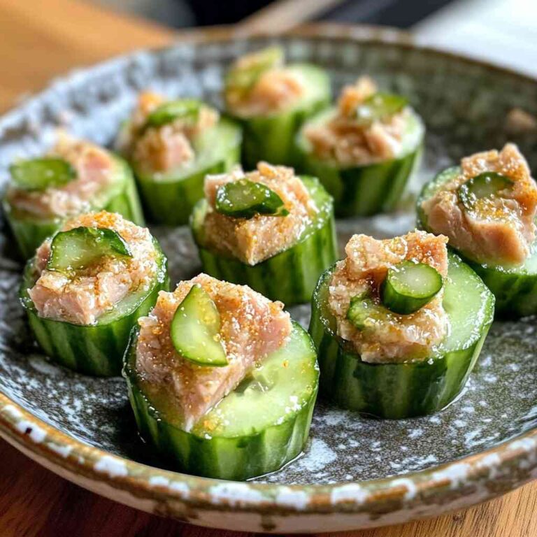 Cucumber Tuna Bites Recipe