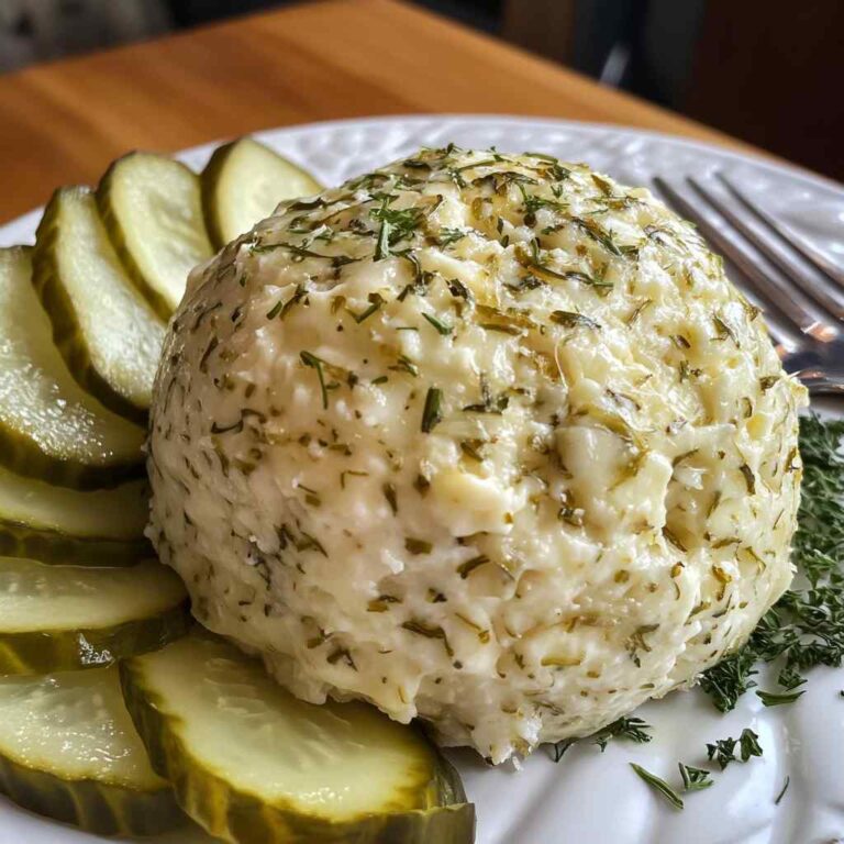Creamy Dill Pickle Cheese Ball