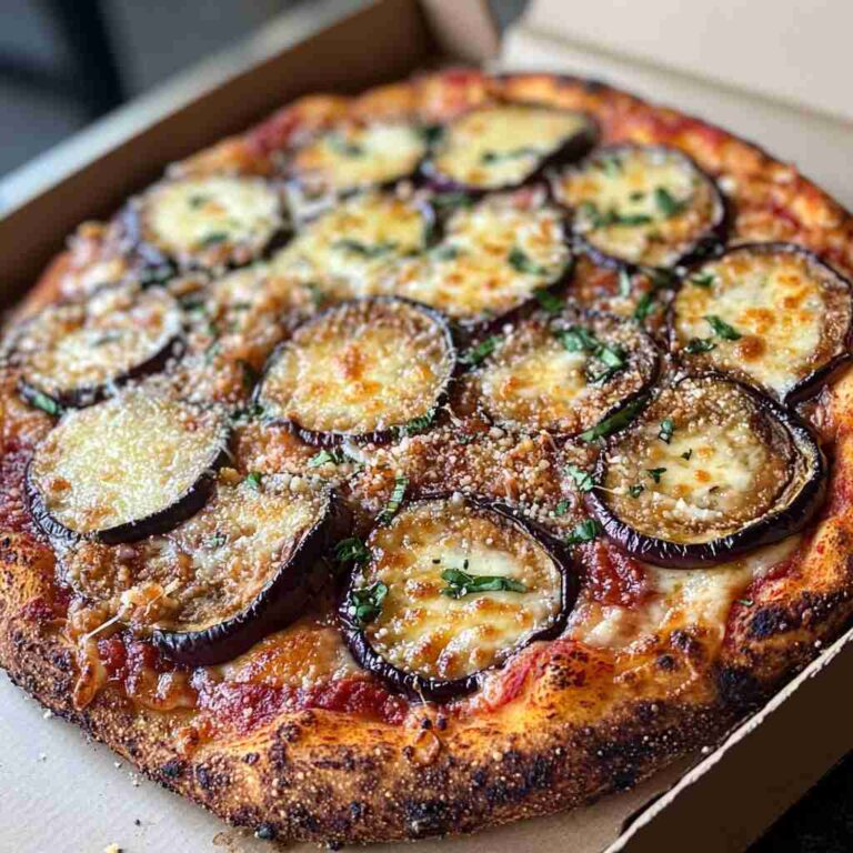 Eggplant Parmesan Pizza