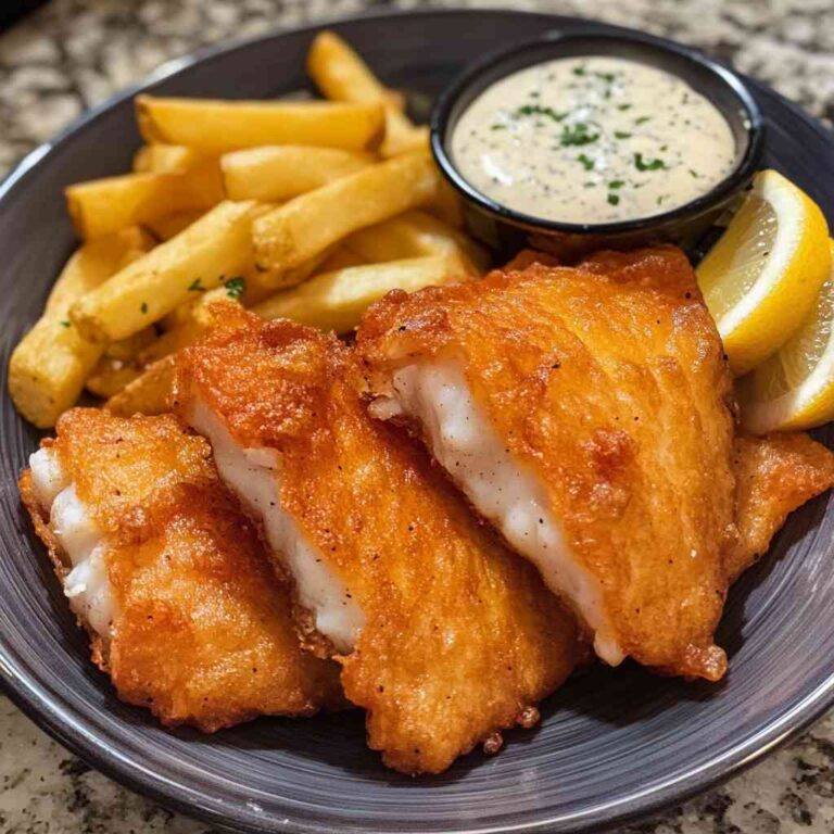Crispy Fish and Chips