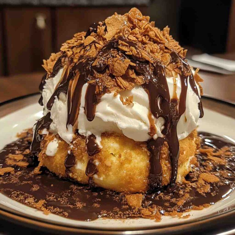 Crispy, Creamy Fried Ice Cream Recipe